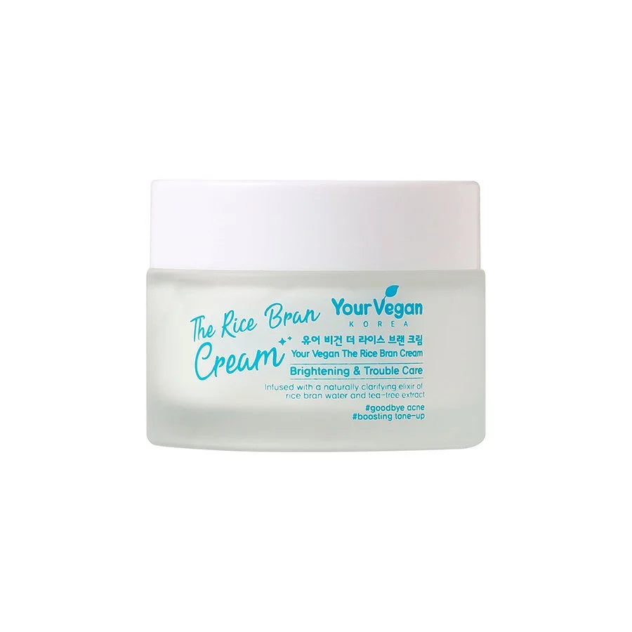 كريمة نخالة الأرز النباتية