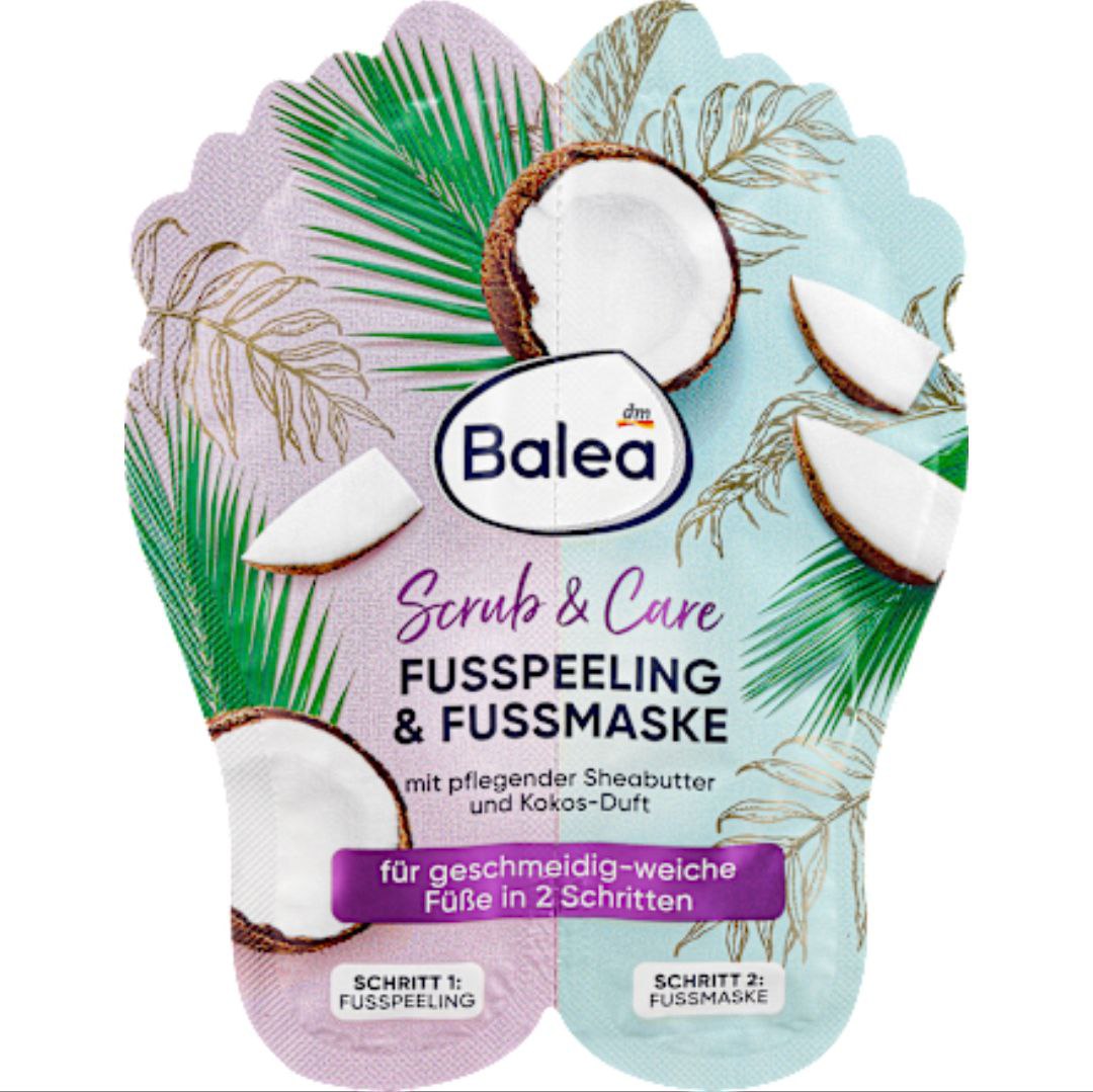 Balea Foot Peeling & Foot Mask Set