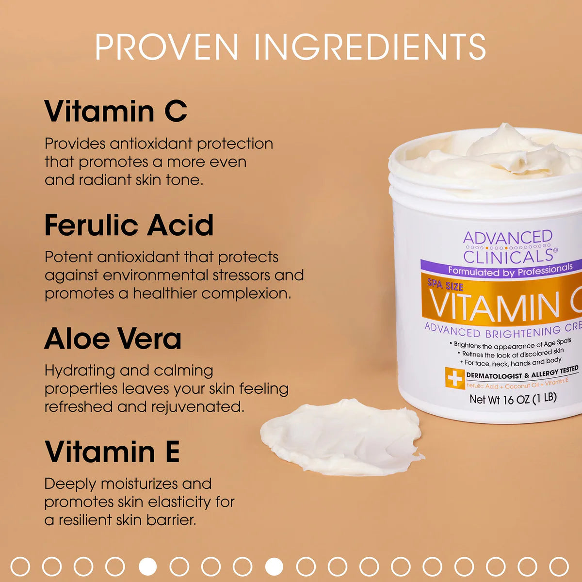 Advanced Clinicals Vitamin C Advanced Brightening Cream