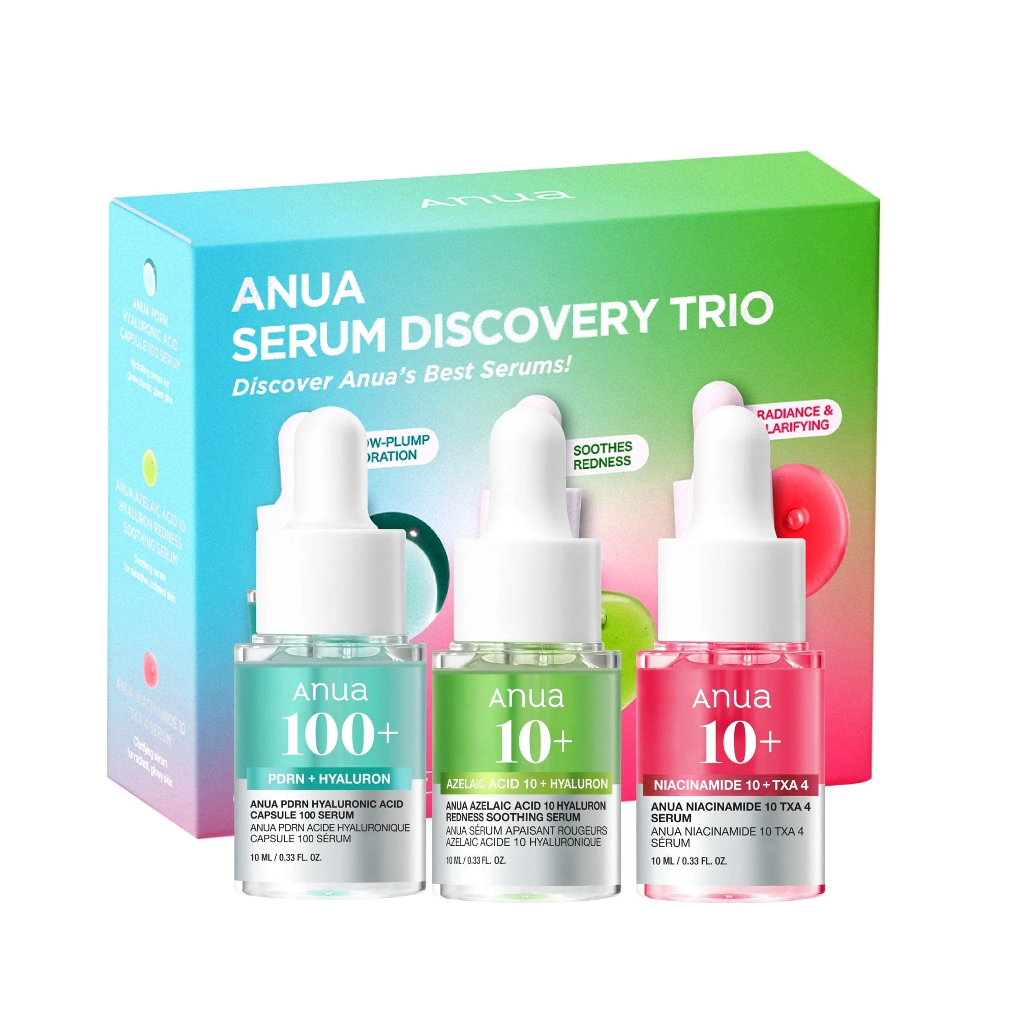 Anua YesStyle Exclusive Serum Mini Trio Set