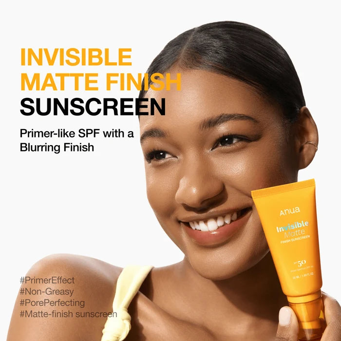 Anua Invisible Matte Finish Sunscreen