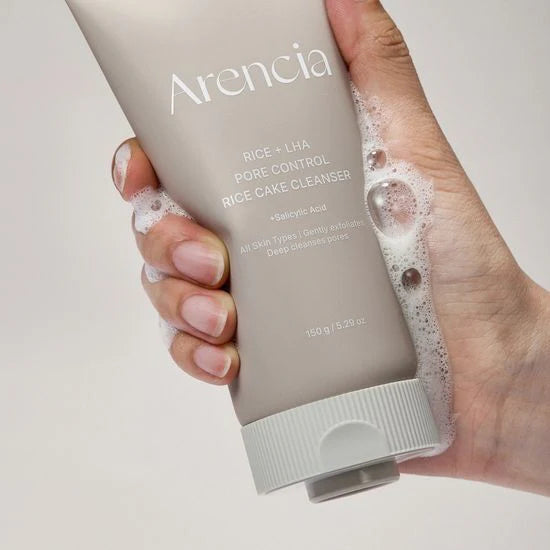 Arencia Rice + LHA Pore Control Rice Cake Cleanser