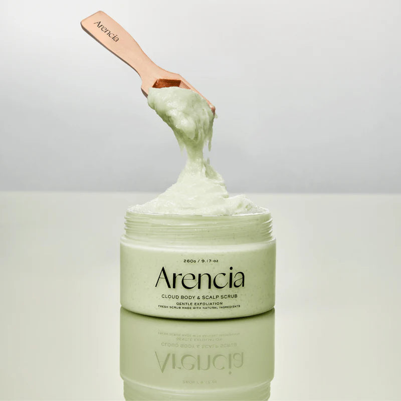 Arencia Fresh Cloud Body & Scalp Scrub Geranium & Primrose