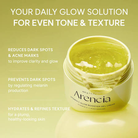 Arencia Vitamin C Glow Booster Gel Cream