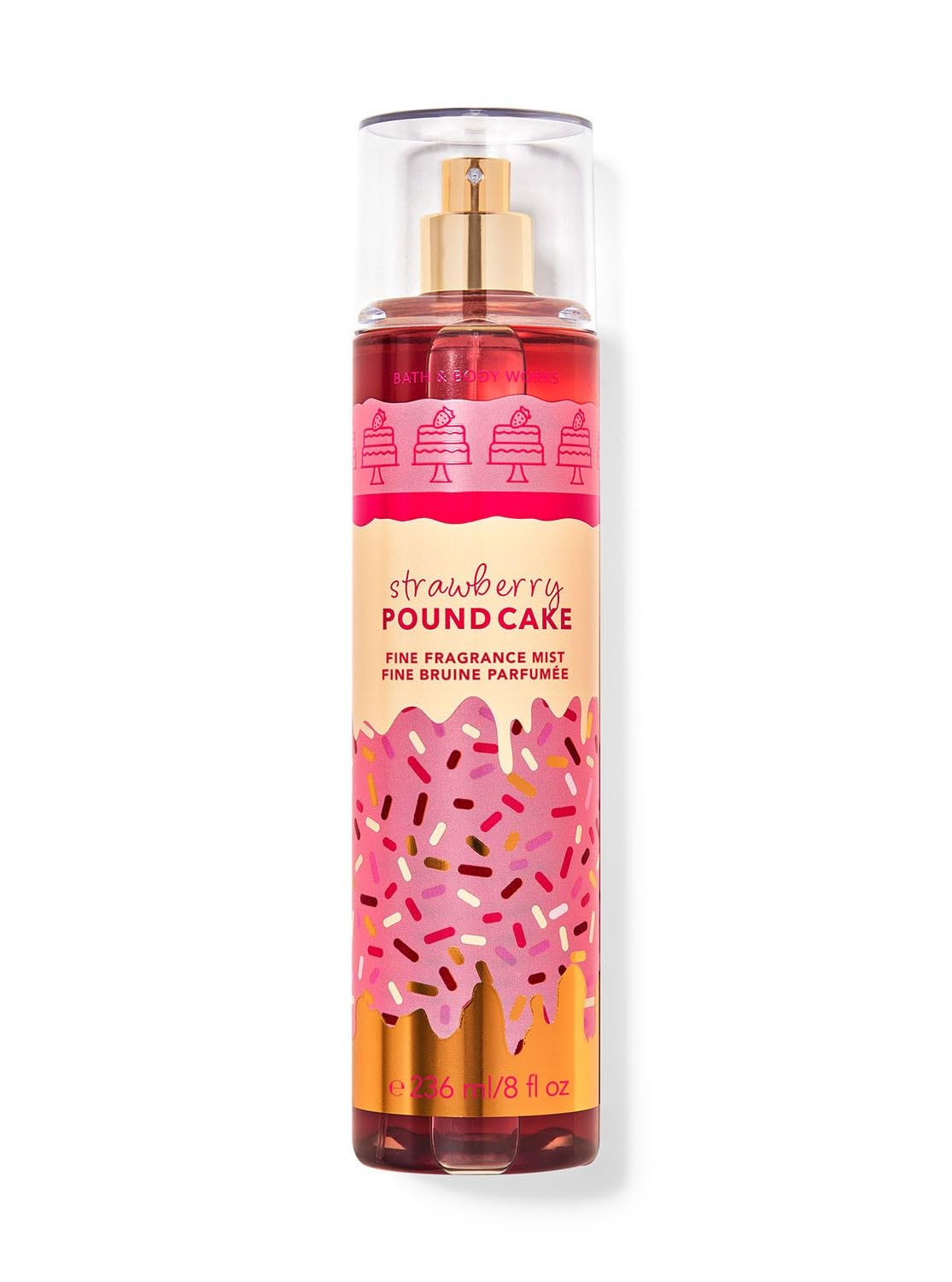 Bath & Body Works Strawberry Pound Cake Fine Fragrance Mist