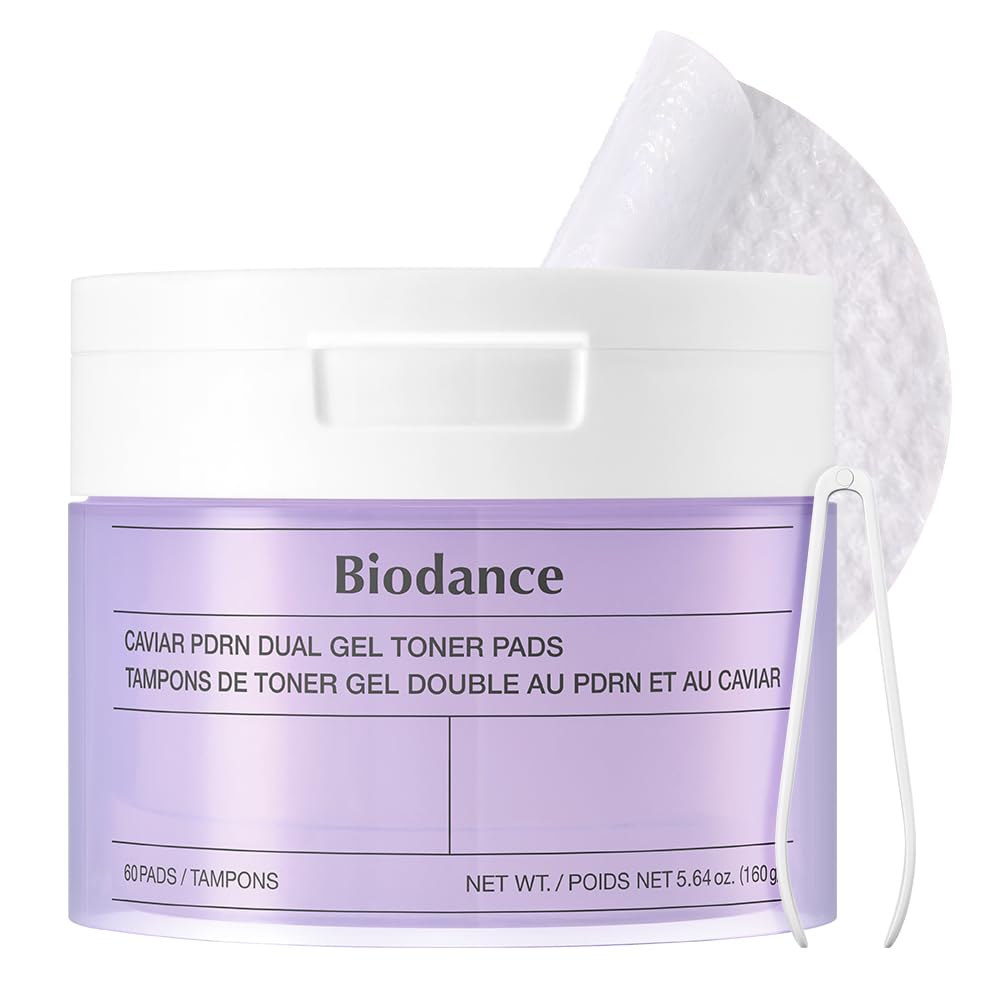 Biodance Caviar PDRN Dual Gel Toner Pads