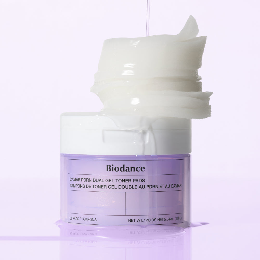 Biodance Caviar PDRN Dual Gel Toner Pads