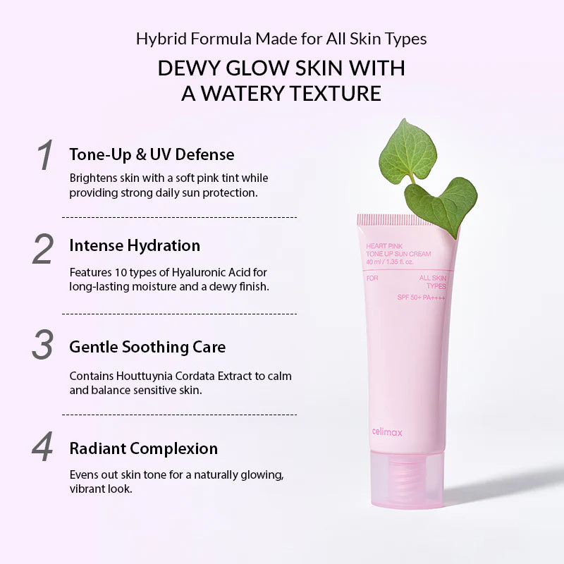 Celimax Heart Pink Tone-Up Sunscreen