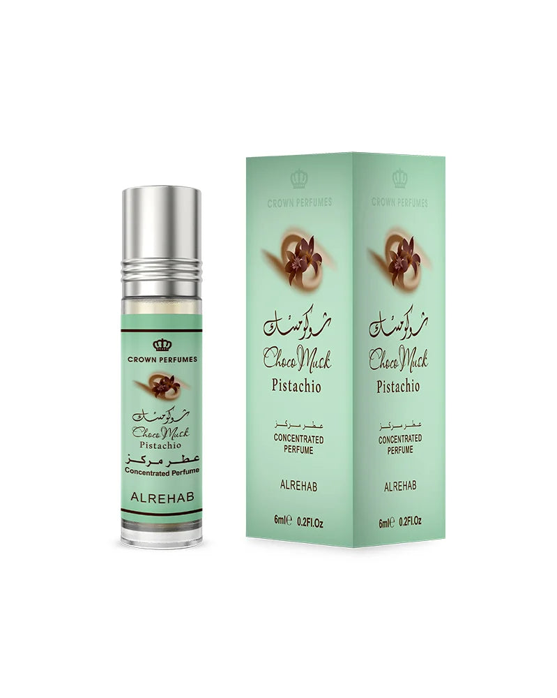 Choco Musk Pistachio Perfume Oil 6ml | ALREHAB