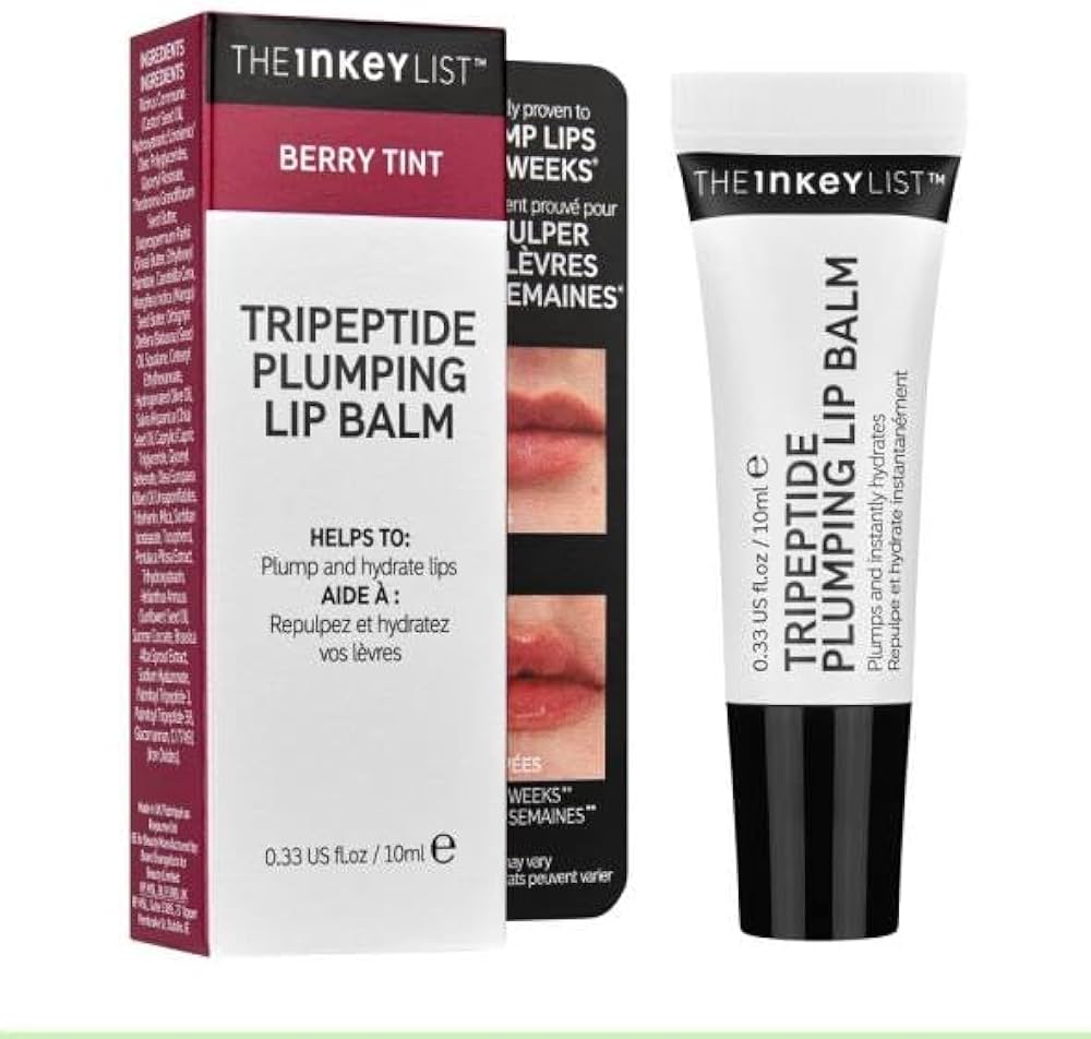 The INKEY List Tripeptide Plumping Lip Balm - Berry Tint