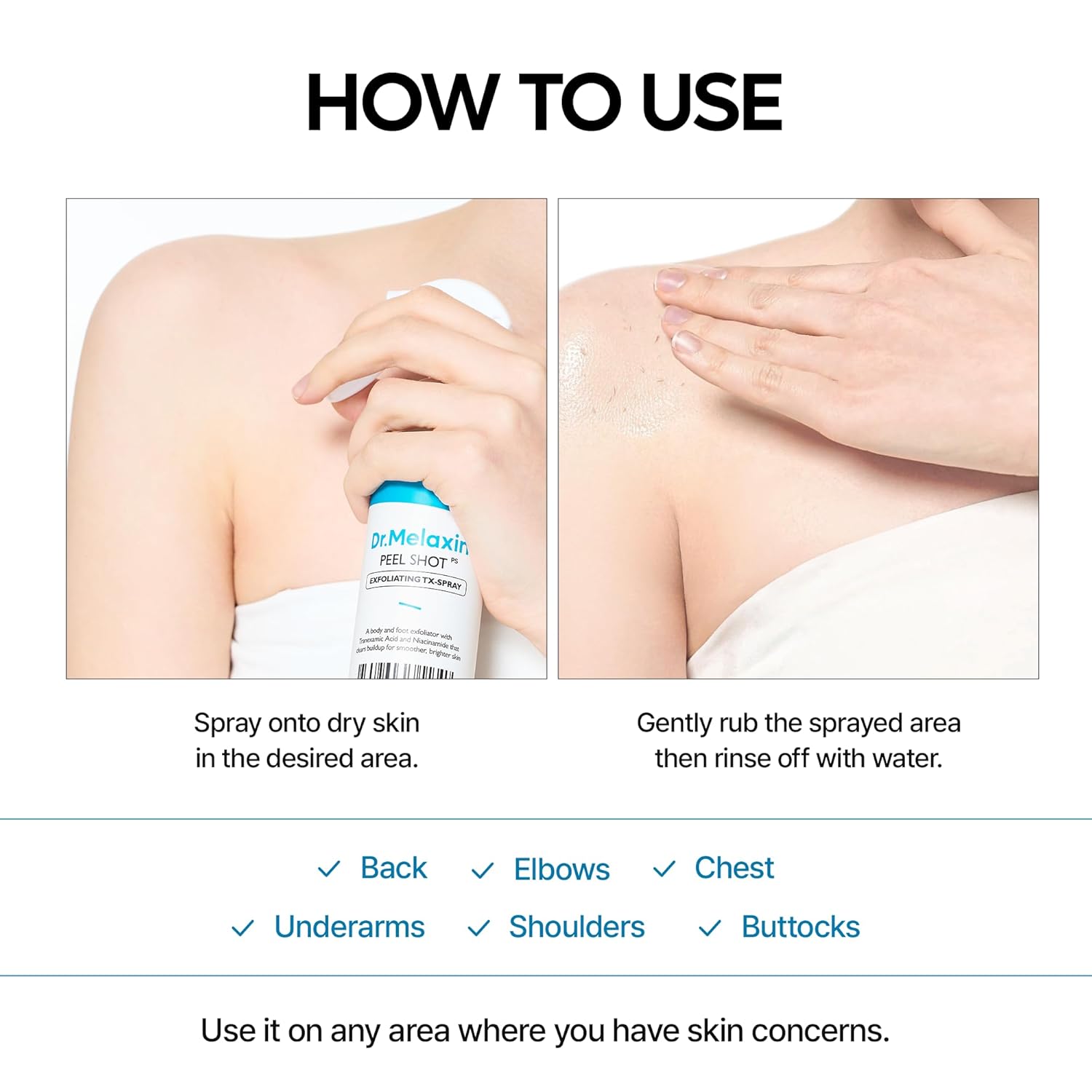 Dr.Melaxin Peel Shot Exfoliating TX-Spray
