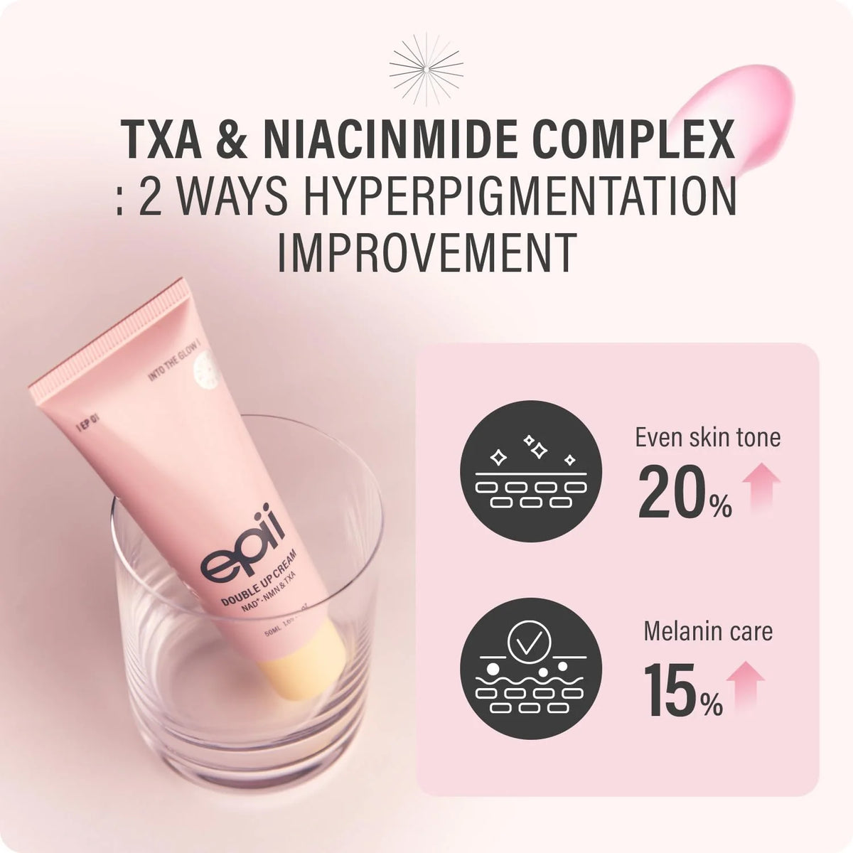 epii Double Up Cream NAD+ NMN & TXA