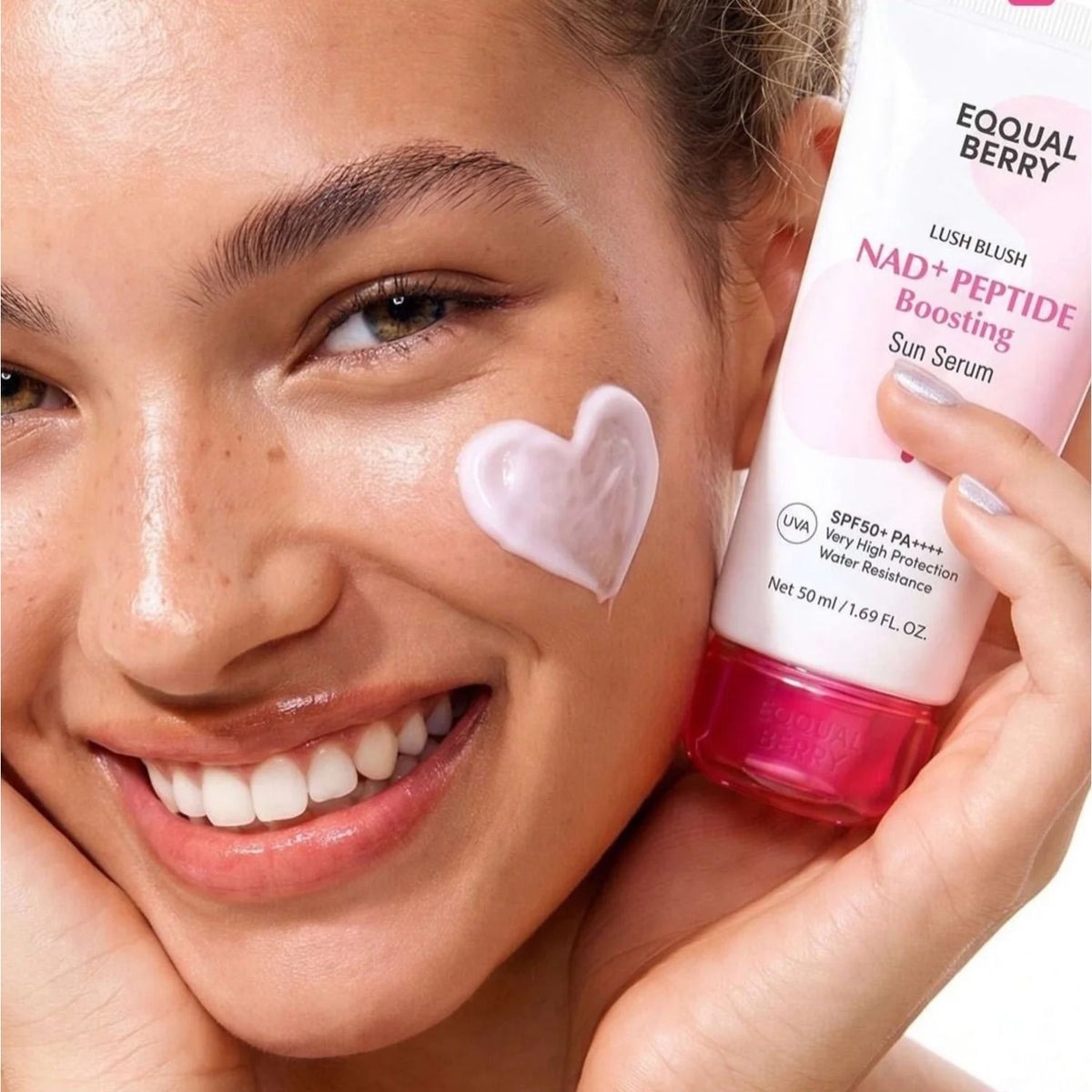 Eqqualberry NAD+ Peptide Boosting Sun Serum