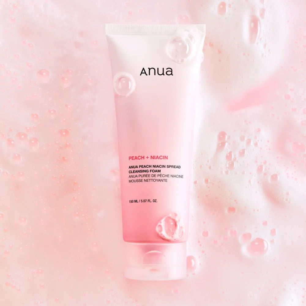 The Anua Peach Niacin Spread Cleansing Foam