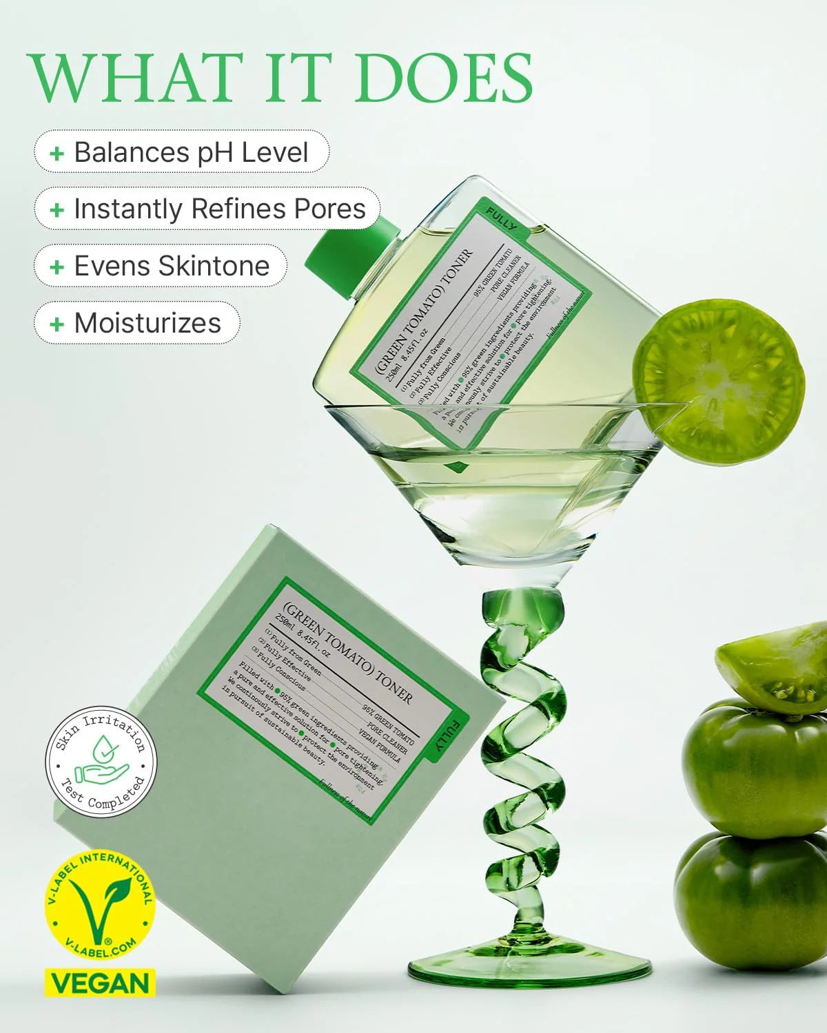 fully green tomato serum