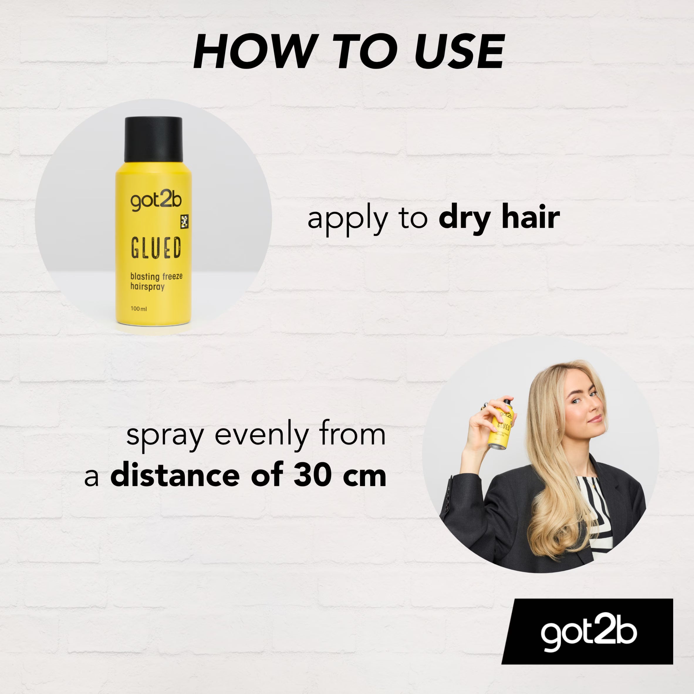 Got2b Glued Hairspray Blasting Freeze Hold Travel