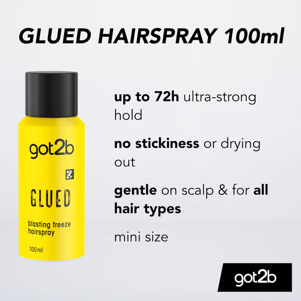 Got2b Glued Hairspray Blasting Freeze Hold Travel