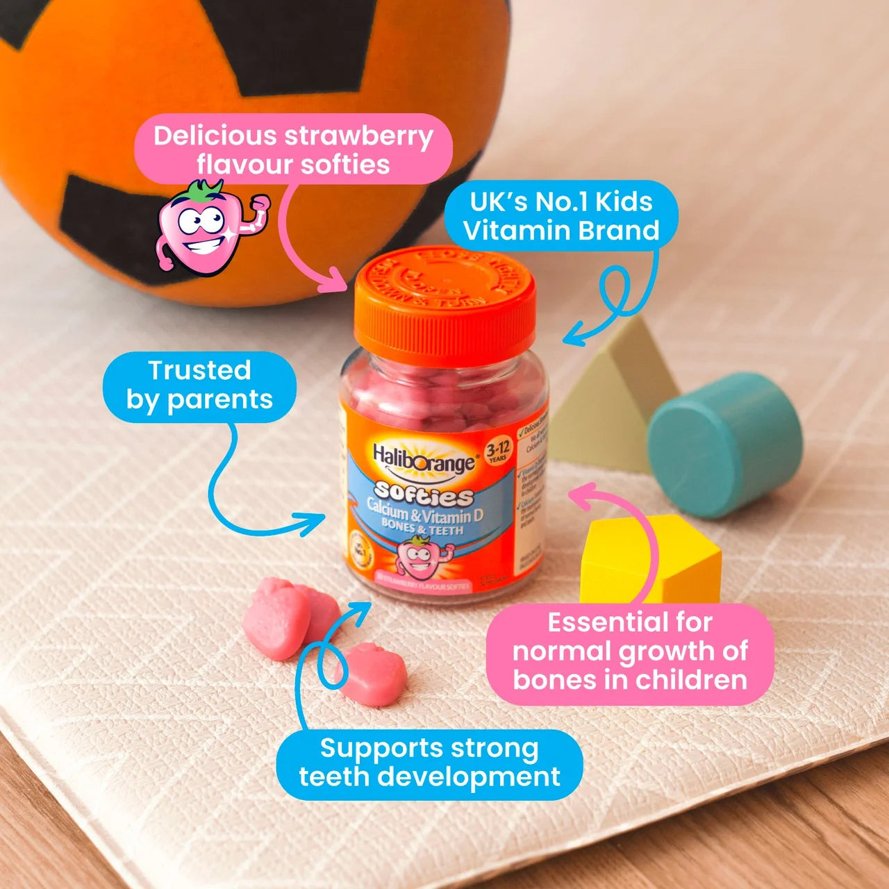 Haliborange Softies Calcium & Vitamin D For Kids