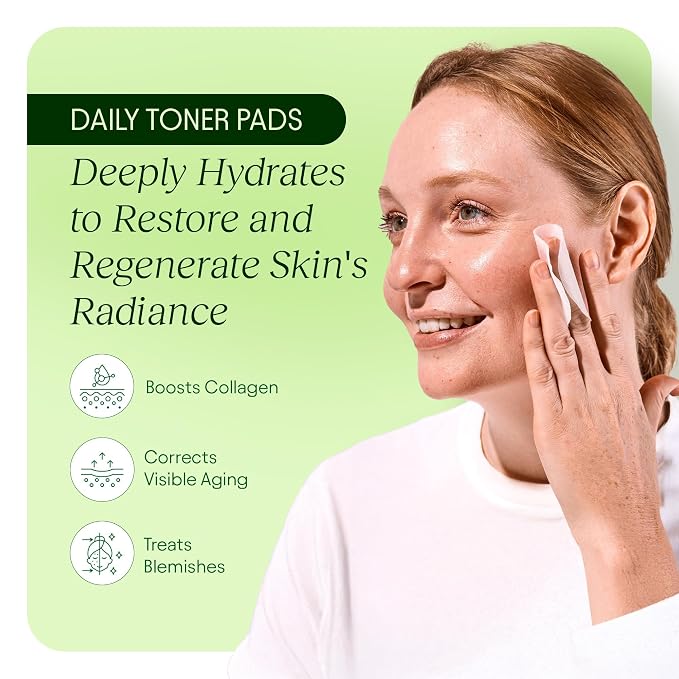 JIYU Toner Pads For Dark Spots Wrinkles & Dull Skin