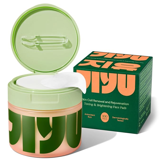 JIYU Toner Pads For Dark Spots Wrinkles & Dull Skin