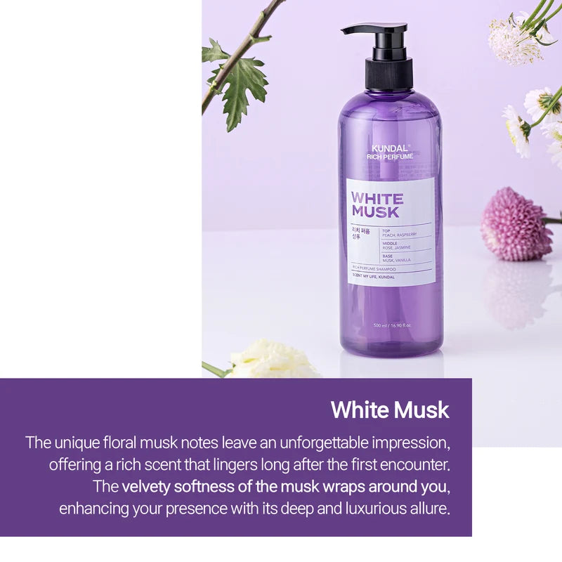Kundal Rich Perfume White Musk Shampoo