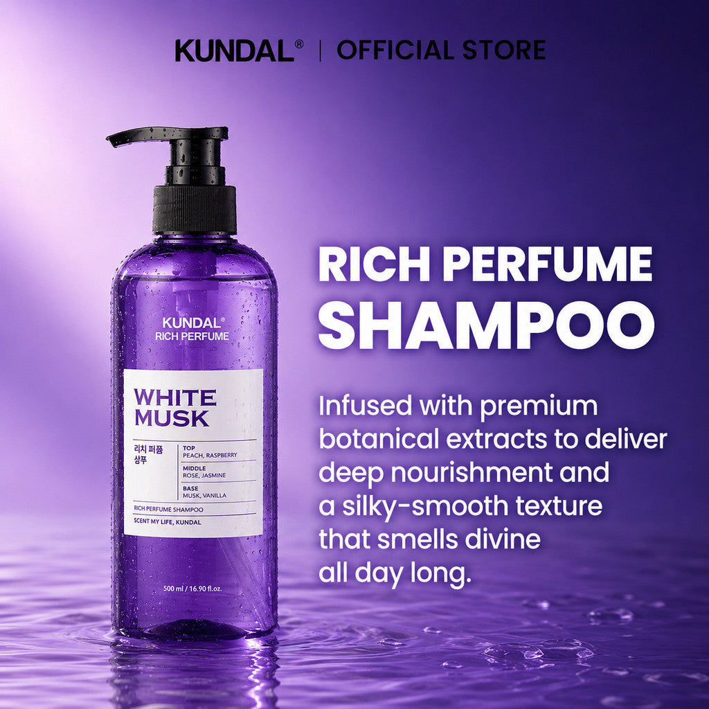 Kundal Rich Perfume White Musk Shampoo