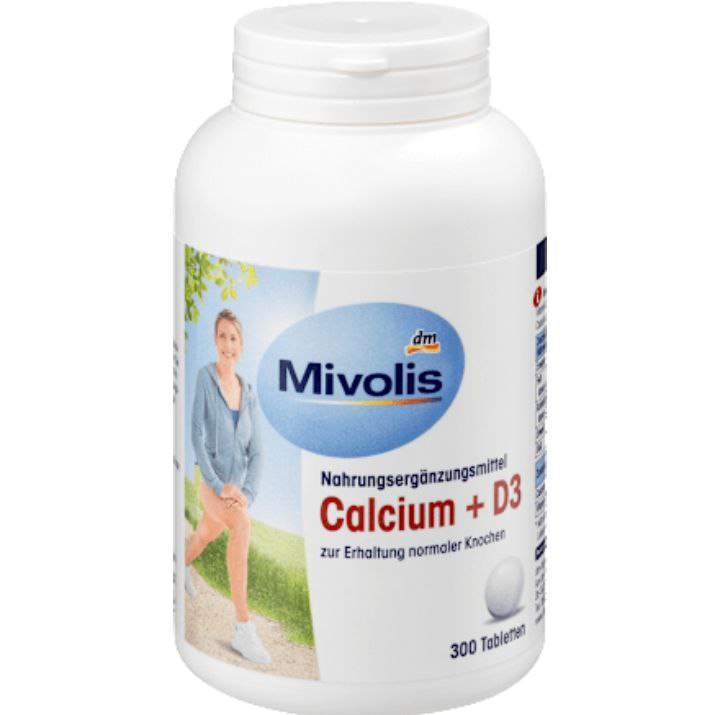 Mivolis Calcium + D3 Tablets 300 Pcs