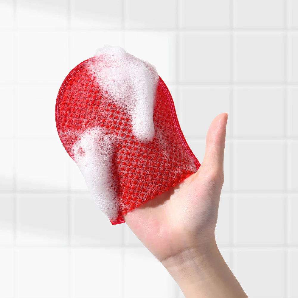 Laundryou Soft Body Red Glove Clean