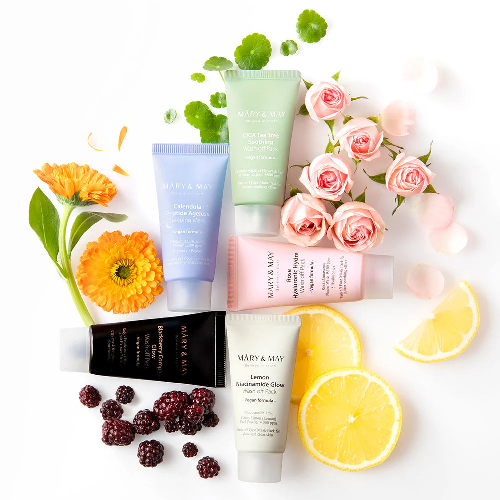 Mary&May Vegan Wash Off Mask Mini Gift Set
