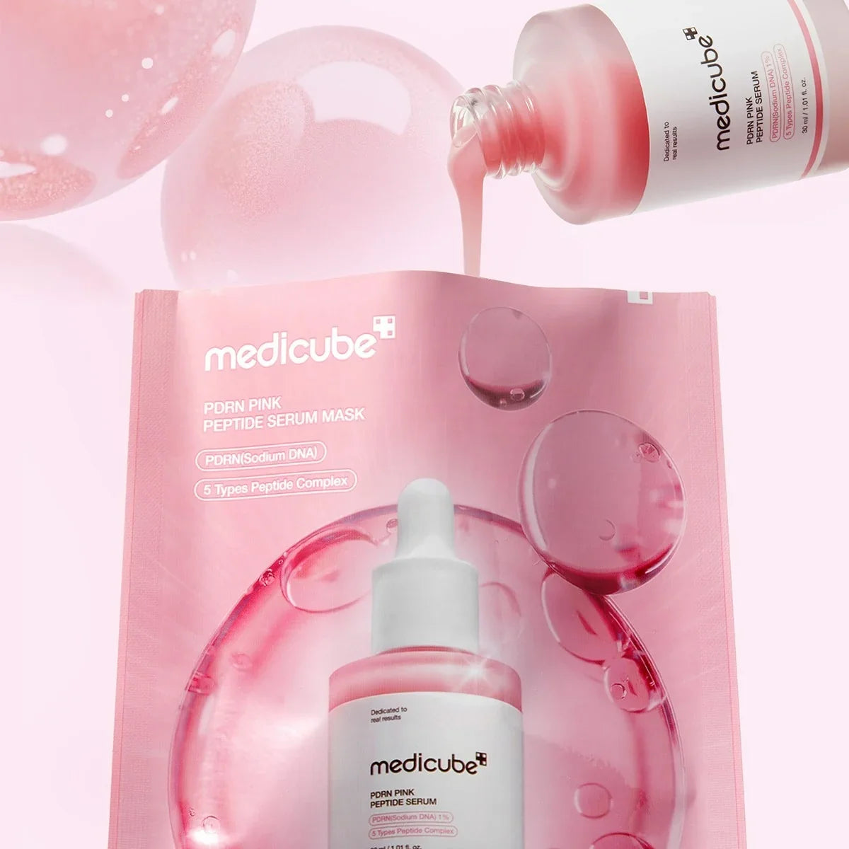 Medicube PDRN Pink Peptide Serum Mask