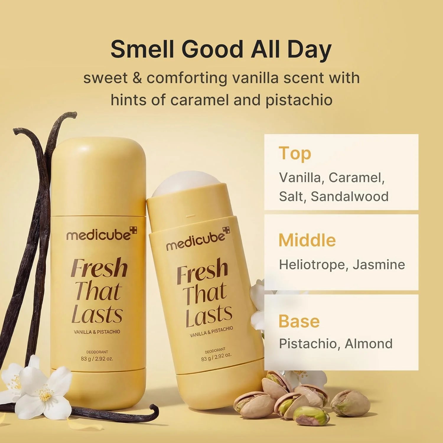 Medicube Vanilla & Pistachio Deodorant