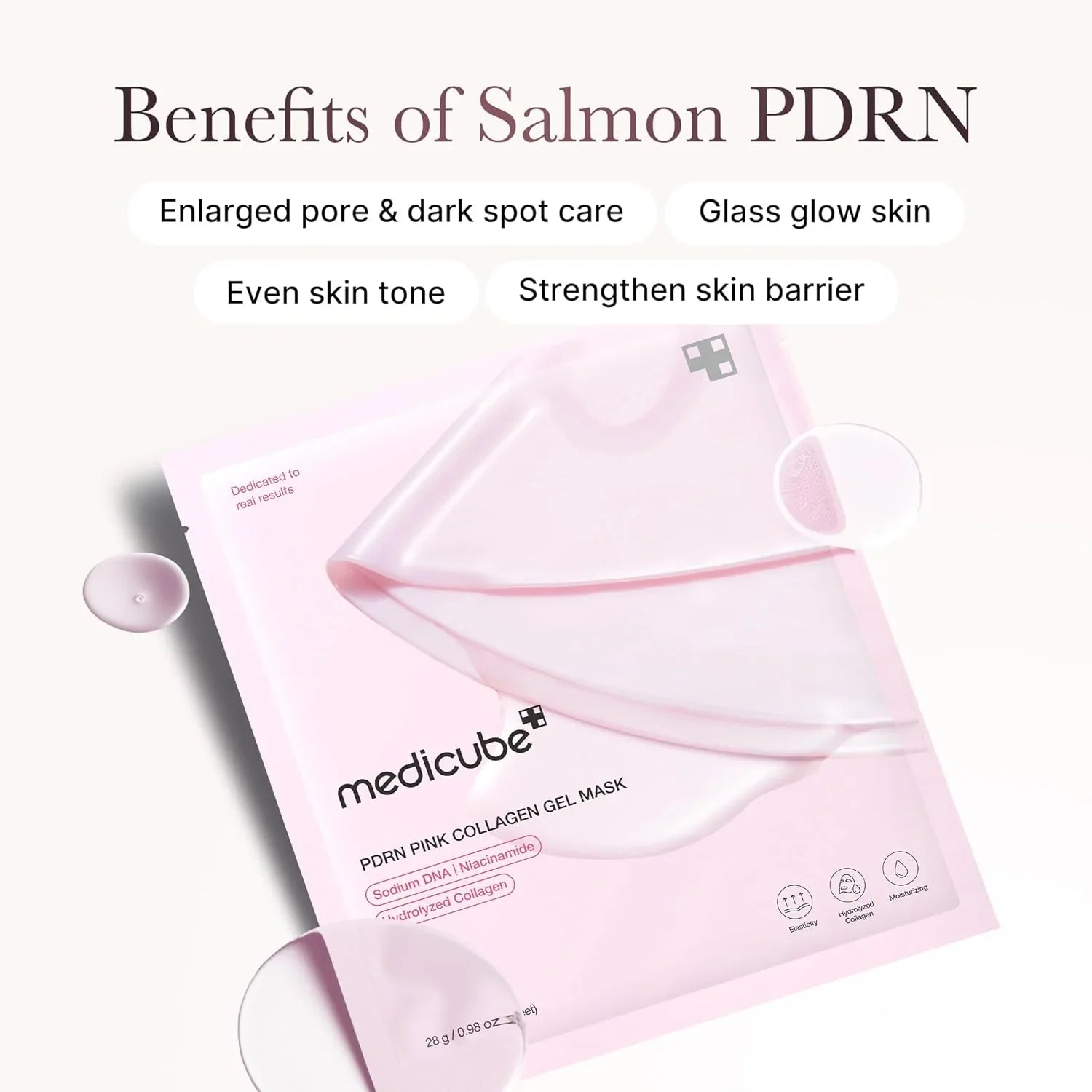 medicube PDRN pink collagen gel mask