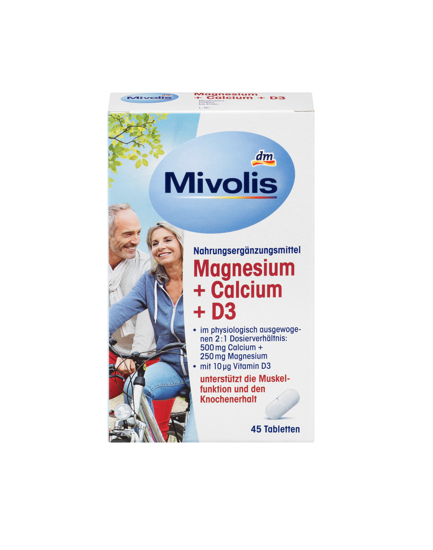 Mivolis Magnesium + Calcium + D3 tablets