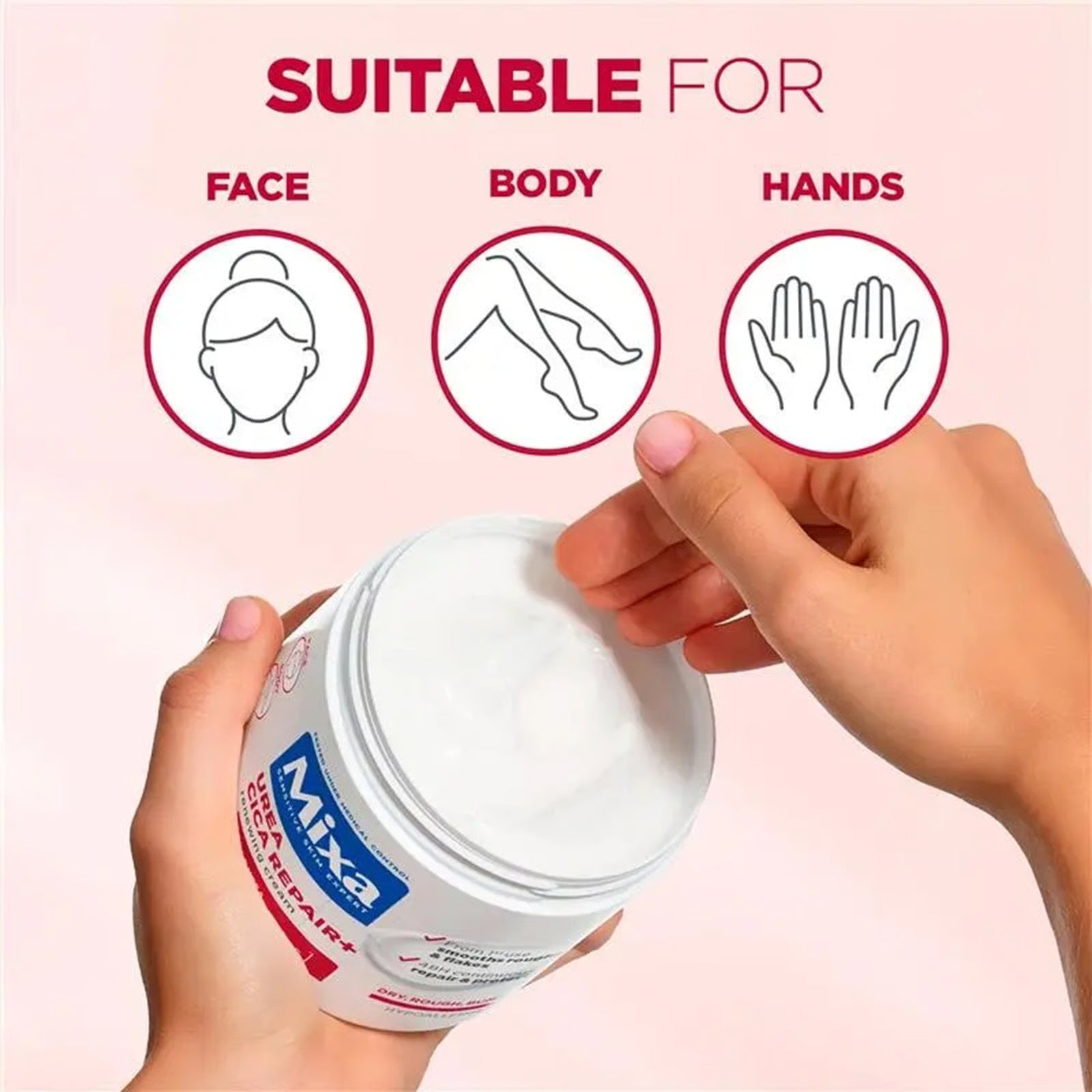 Mixa Urea Cica Repair+ Renewing Cream