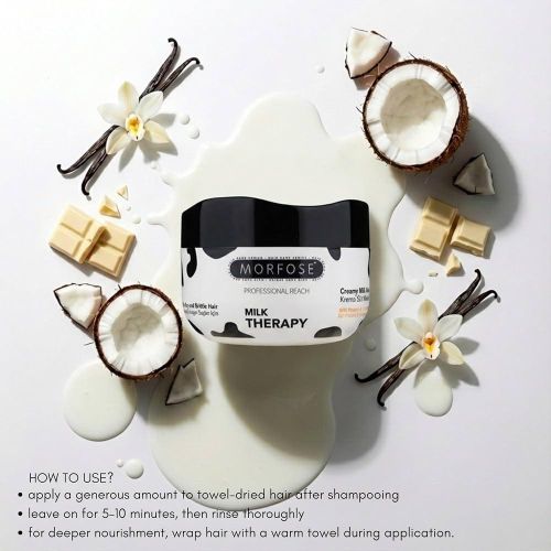 Morfose Hair Mask Creamy Milk Milk Therapy