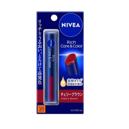 NIVEA Rich Care & Color Lip - Cherry Brown