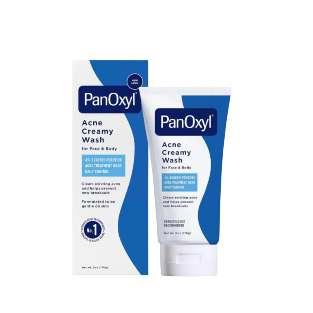 PanOxyl Acne Creamy Wash Benzoyl Peroxide 4% Daily Control