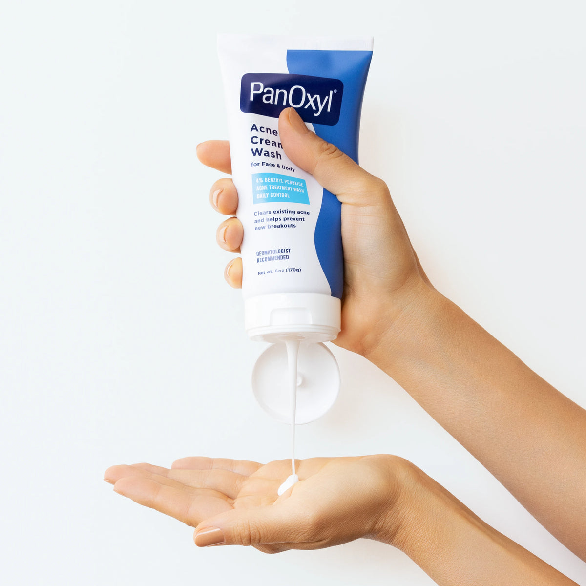 PanOxyl Acne Creamy Wash Benzoyl Peroxide 4% Daily Control
