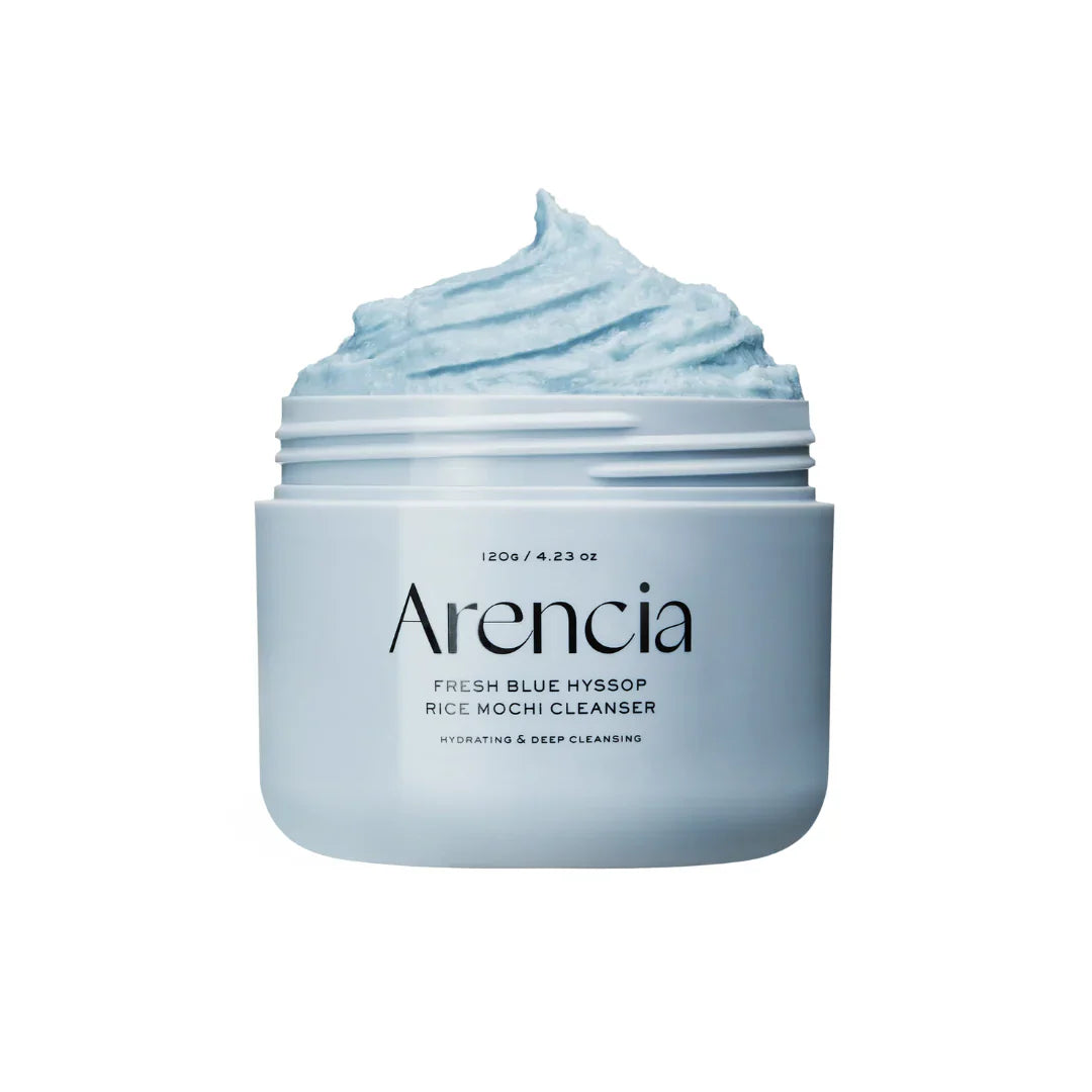 Arencia Fresh Blue Hyssop Rice Mochi Cleanser