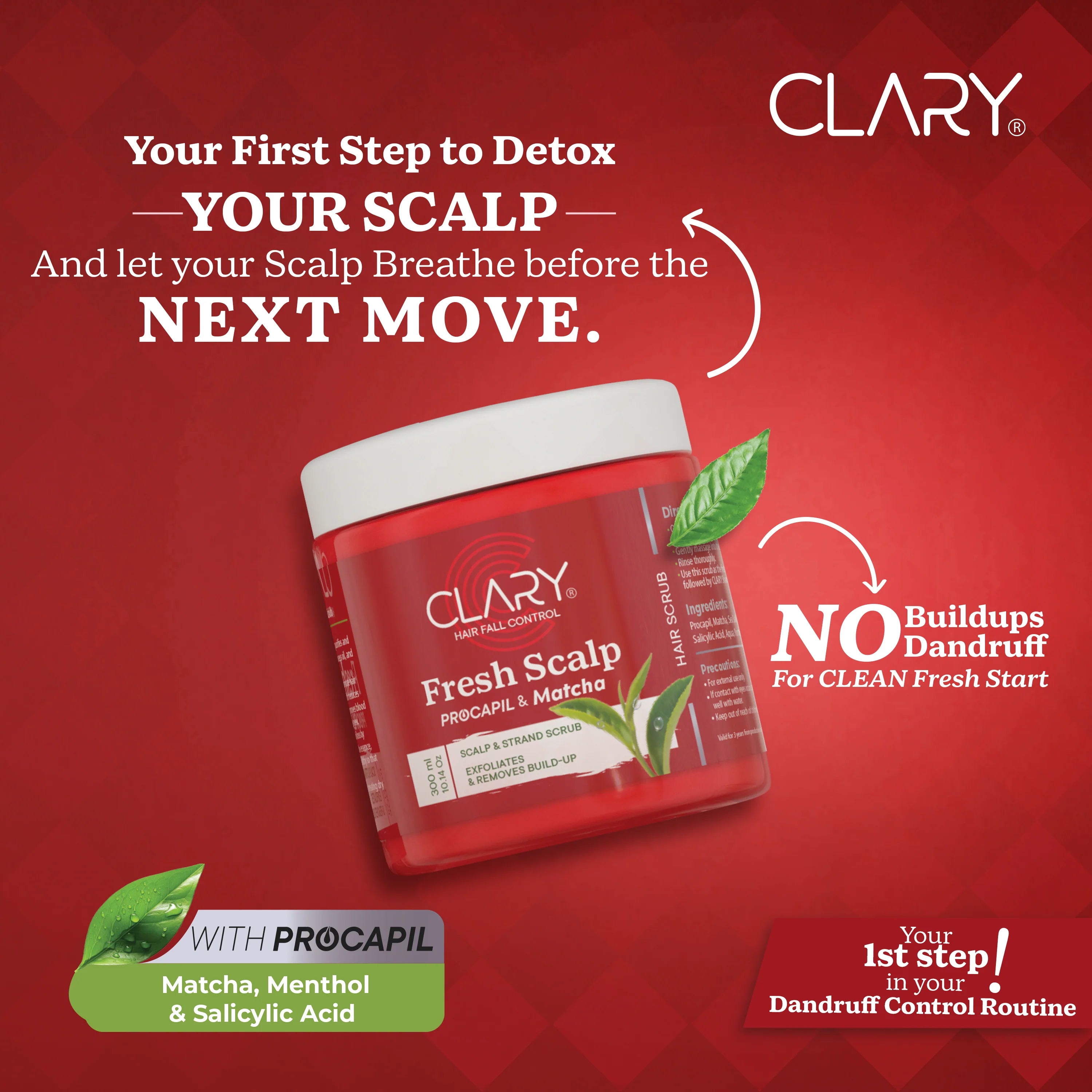 Clary Hair Fresh Scalp