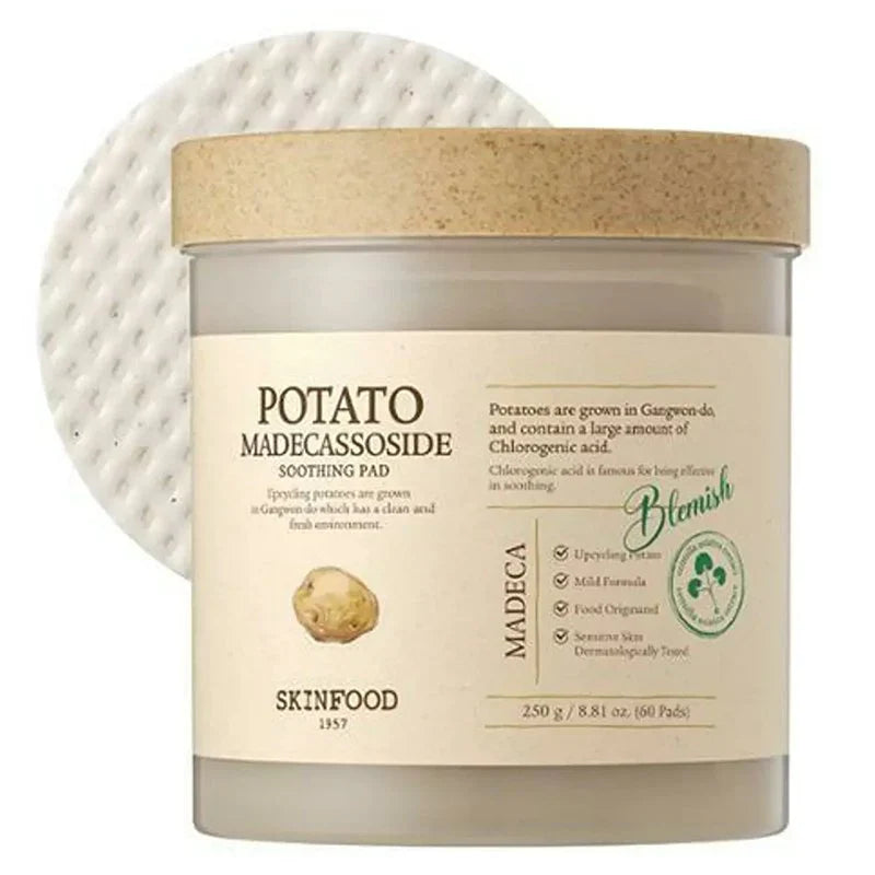 SKINFOOD Potato Madecassoside Soothing Pad