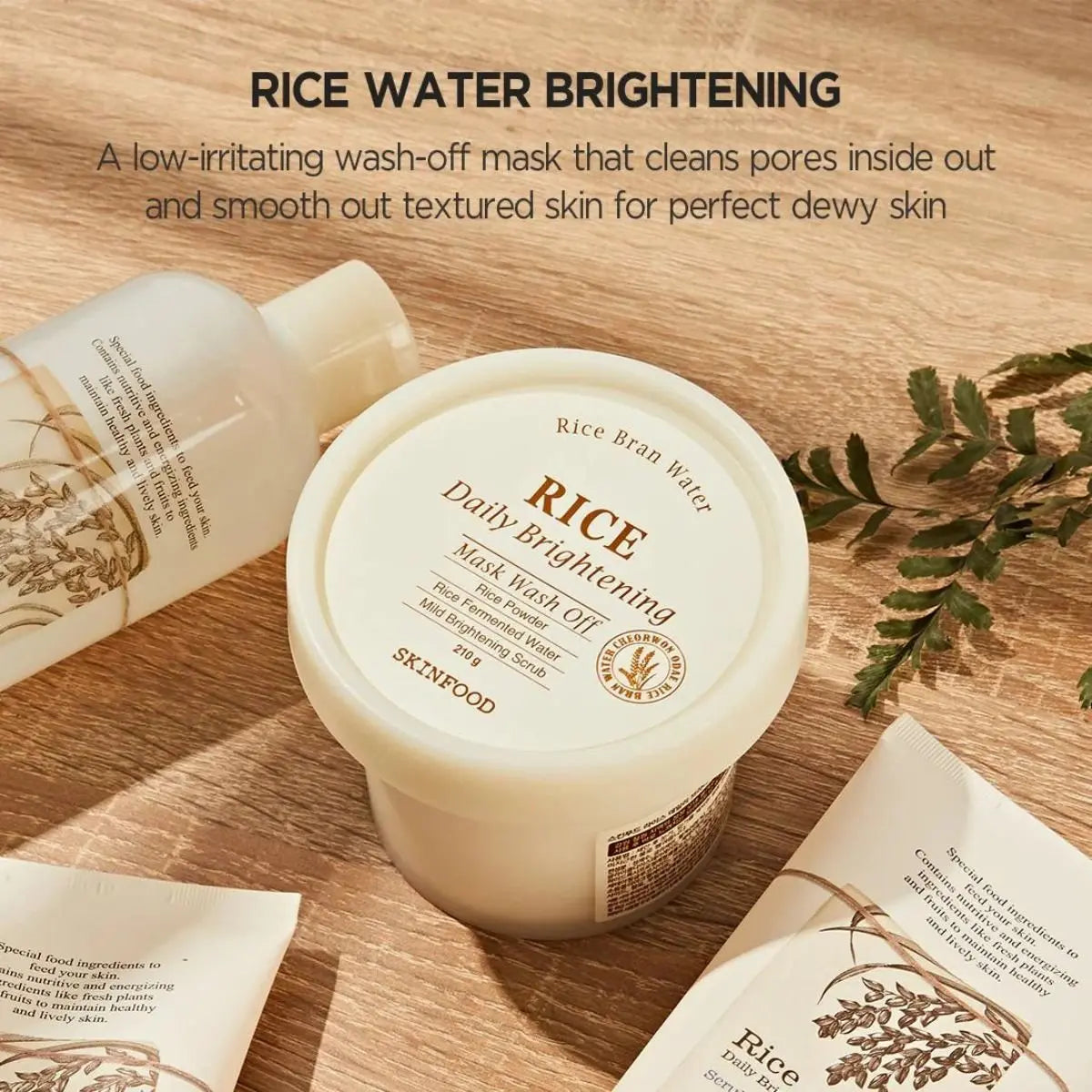 Skinfood Rice Daily Brightening Mask Wash Off