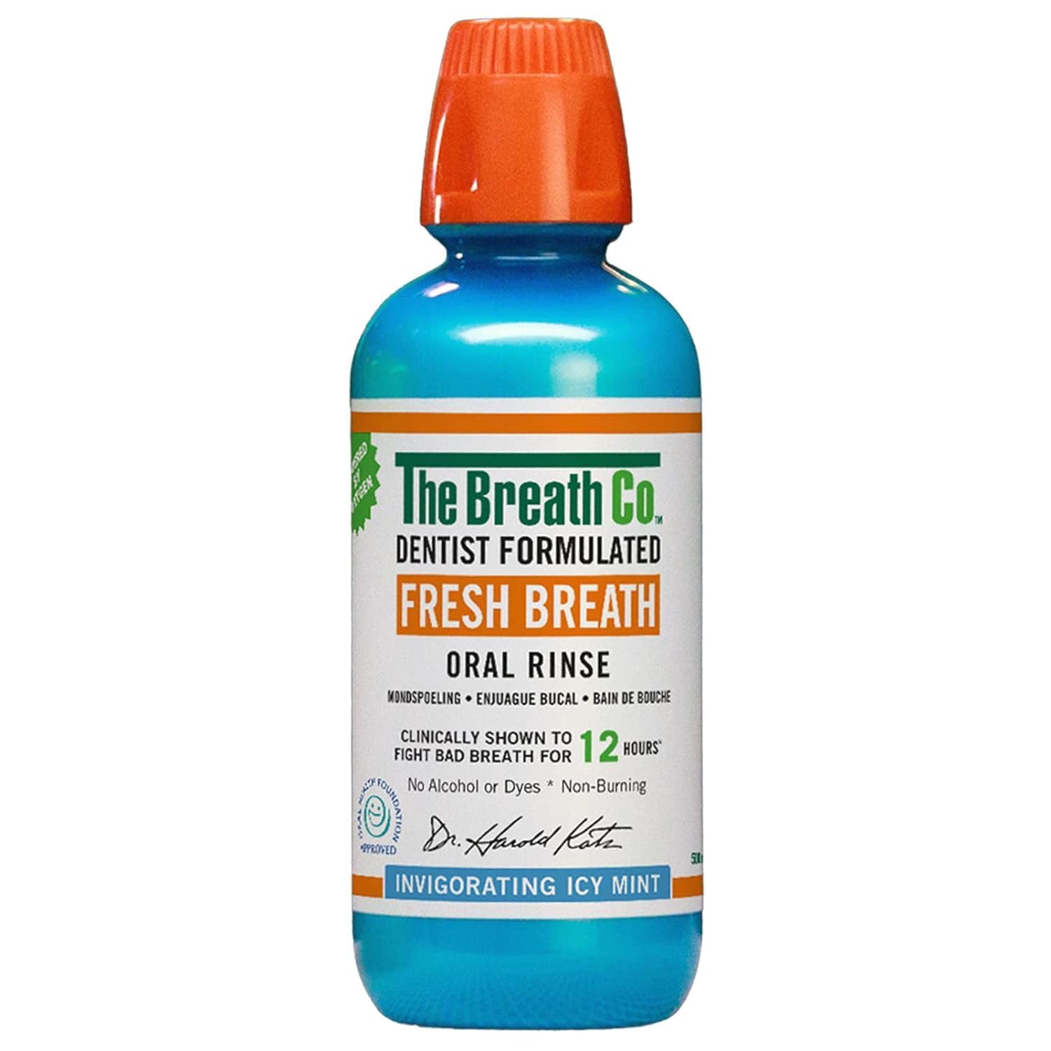 The Breath Co Fresh Breath Oral Rinse - Invigorating Icy Mint