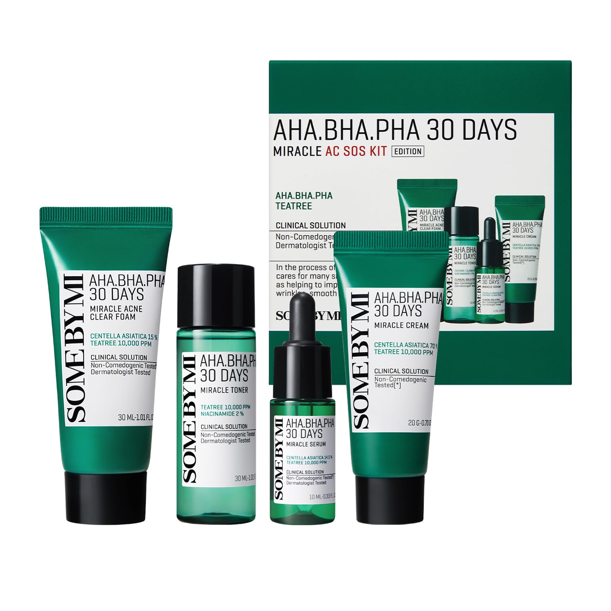 SOME BY MI AHA, BHA, PHA 30 Days Miracle AC SOS Kit
