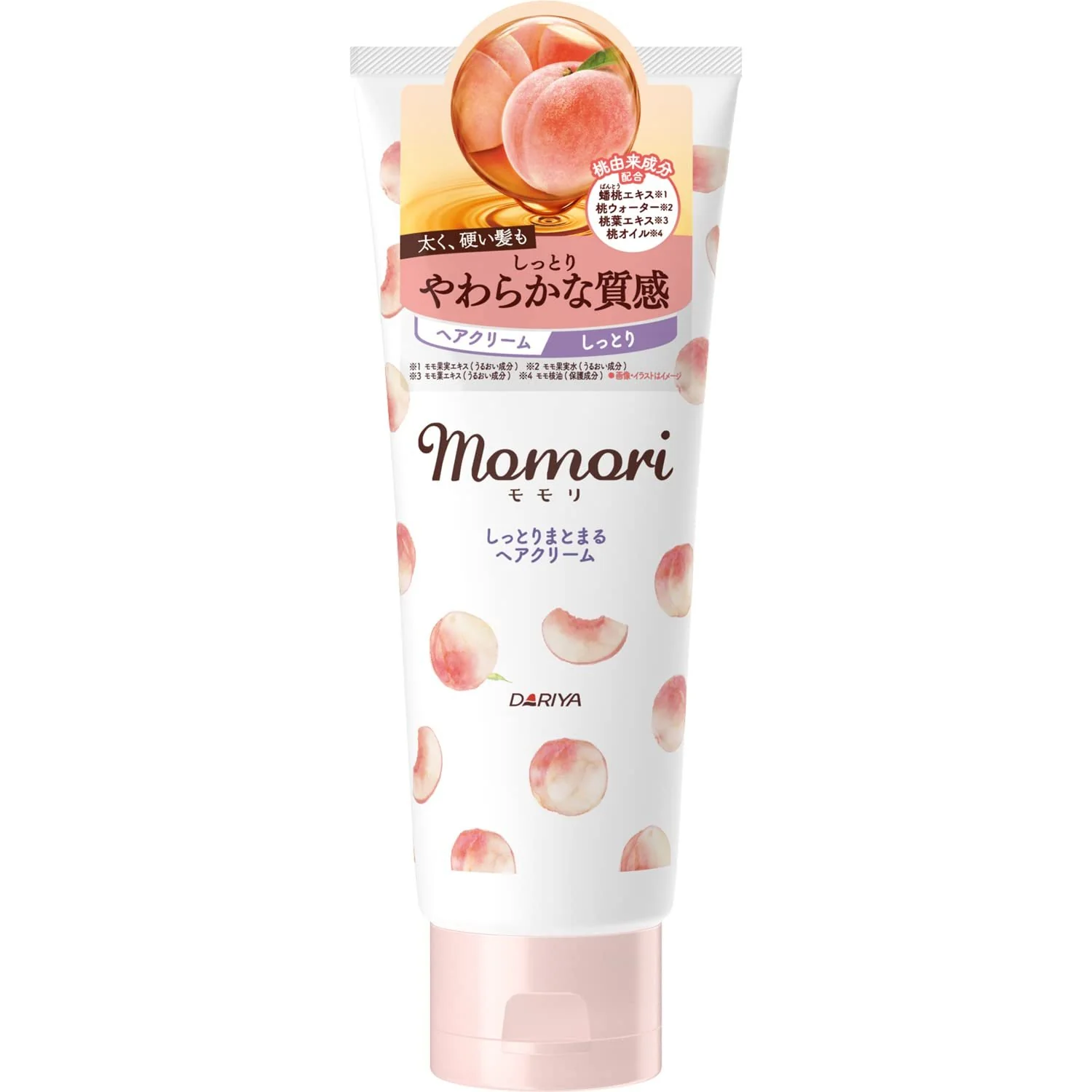 Dariya Momori Peach Moisturizing Hair & Hand Cream
