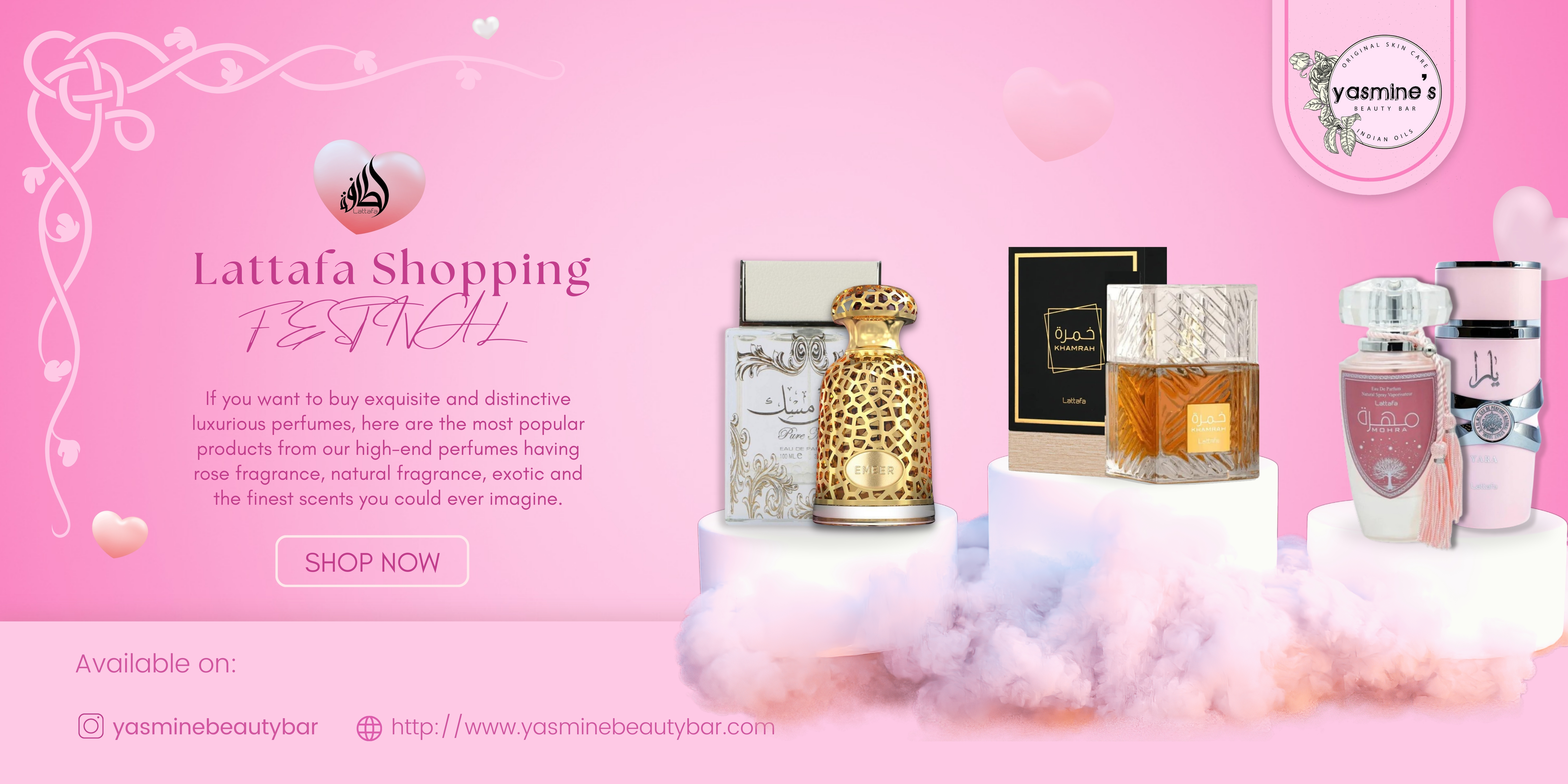 Yasmine Beauty Bar promo